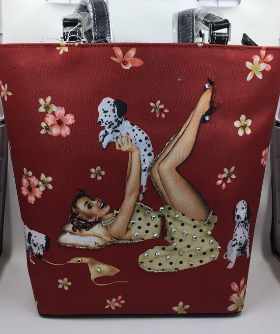 Pin-up Girl Purse Rhinestones