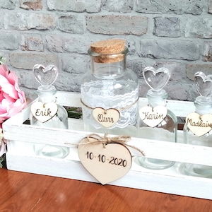 Personalized Wedding Sand Ceremony Set: Rustic Unity Kit