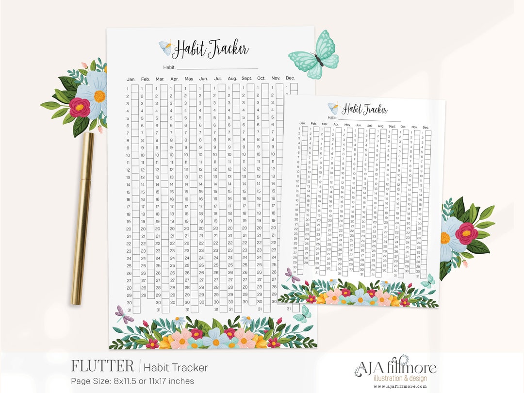 Goal Habit Tracker Habit Tracker Habit Tracker Goal Tracker Habit