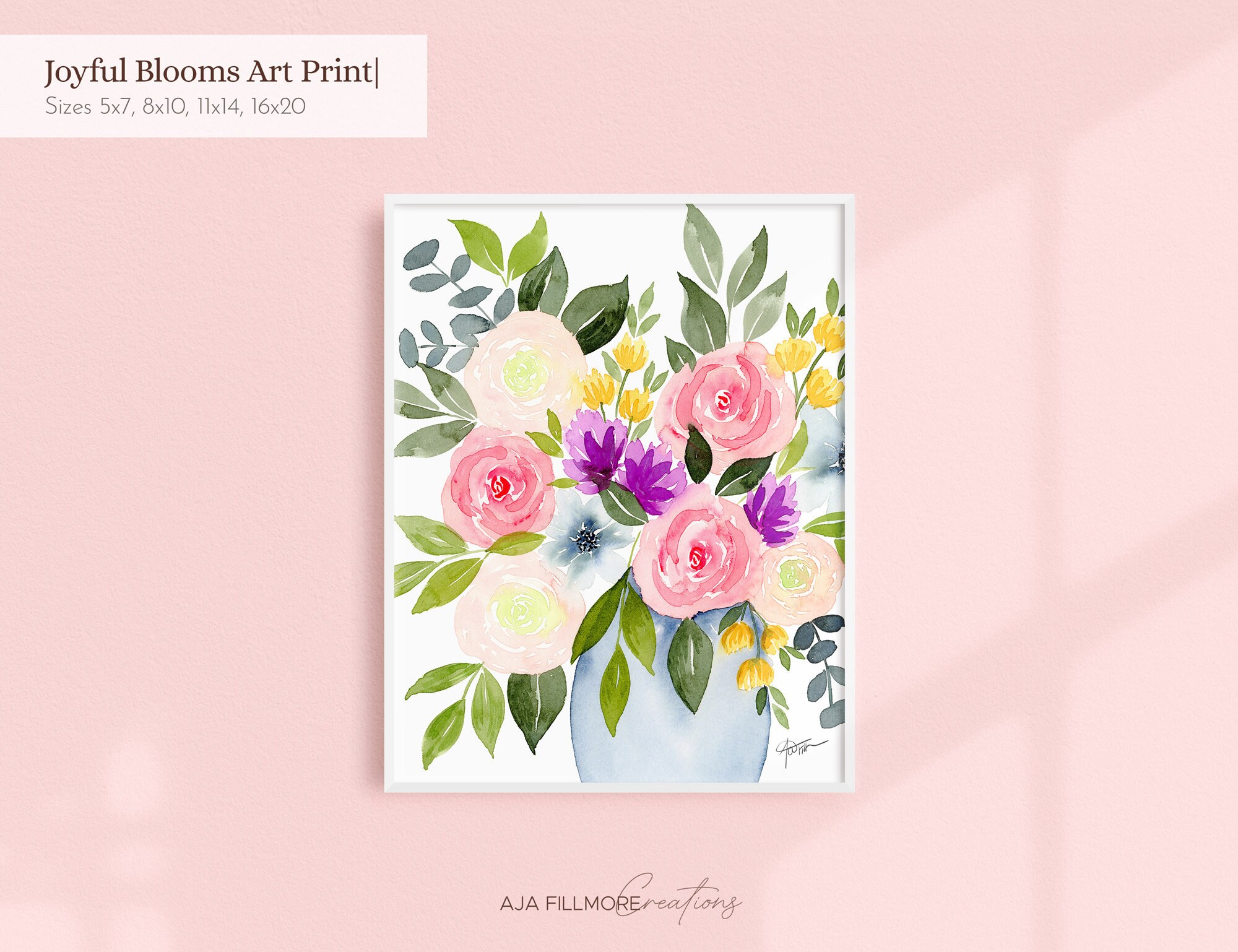Floral Fine Art Print Floral Wall Decor Flower Home Decor Etsy
