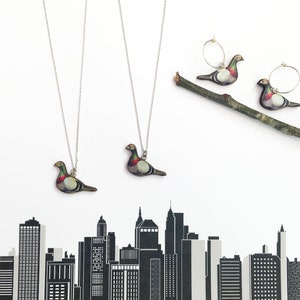 Pigeon pin bird lover gift image 4