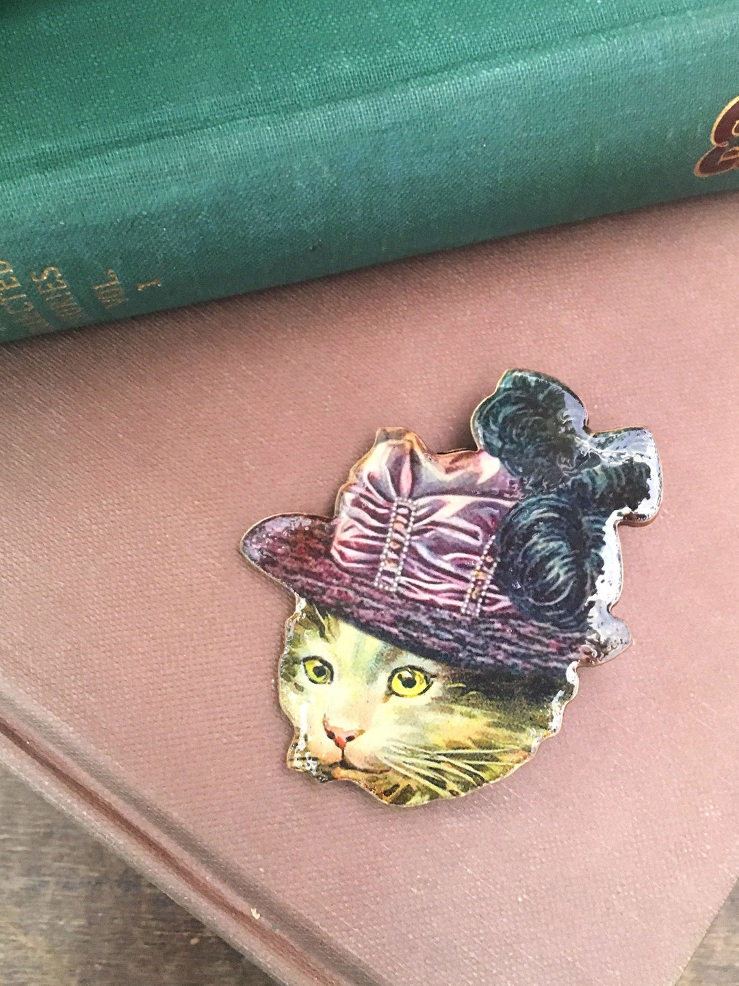 Cat Brooch Jewelry, Vintage Cat Brooch Etsy