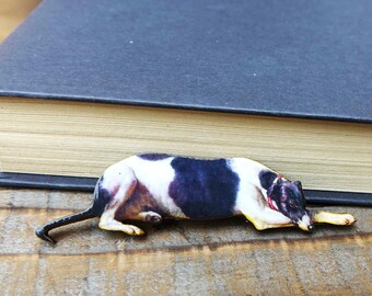 Broche de galgo, presente de galgo