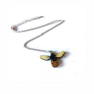 Tiny bee necklace