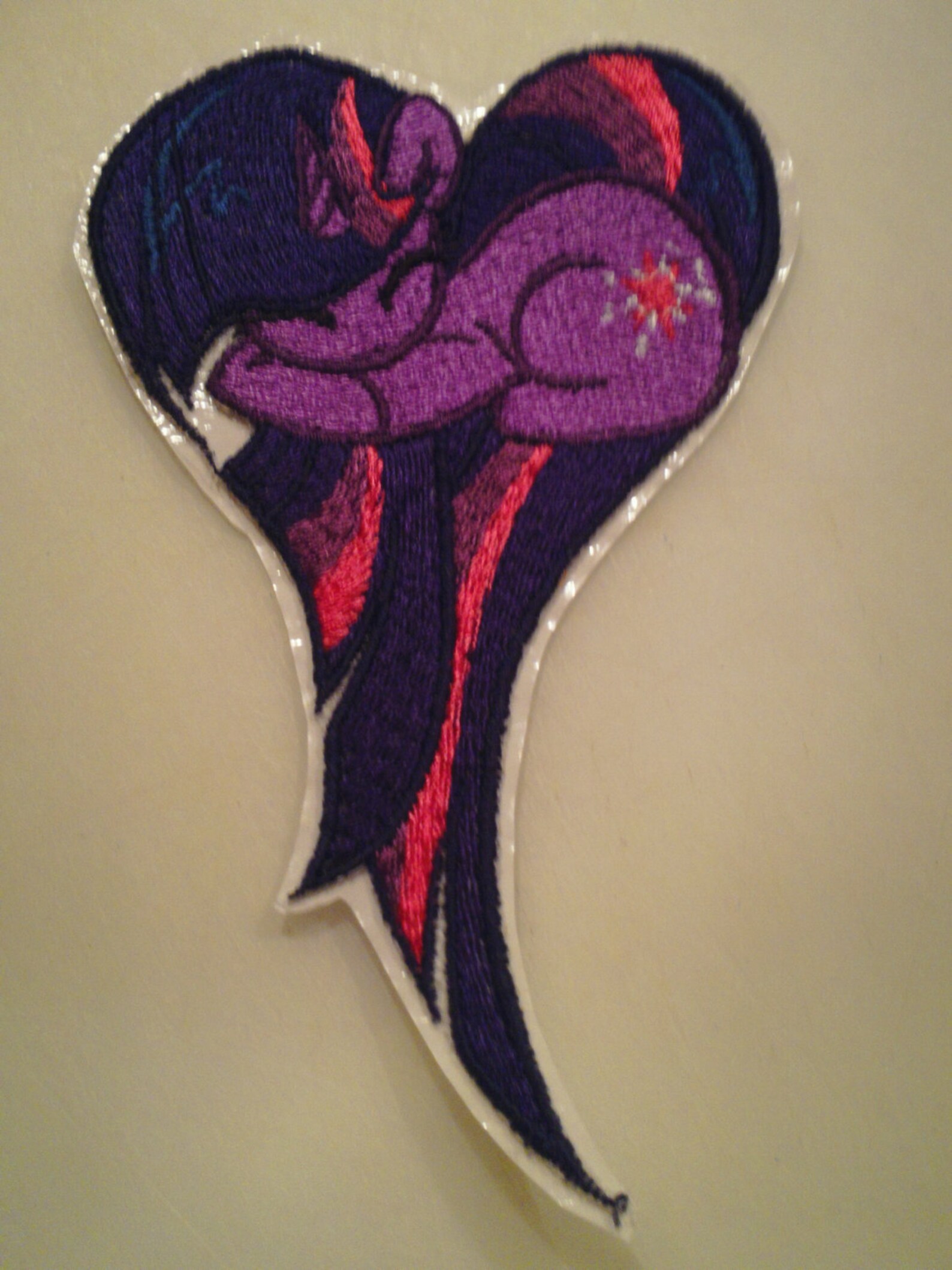 Embroidery Ironon Patch heart Twilight 5 Inch Etsy