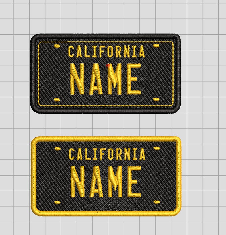 Personalized california Black Legacy License Plate Etsy