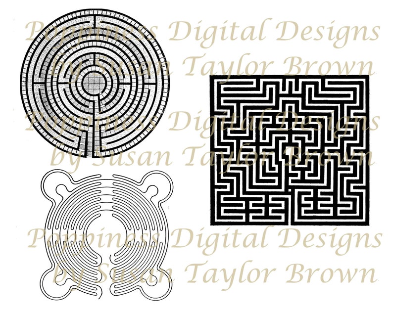AMAZING MAZES Fun Printable Mazes 42 Different Mazes on 23 Pages - Etsy