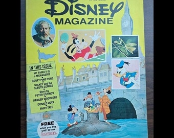 April 1977 Disney Magazine. Magic Kingdom Club.