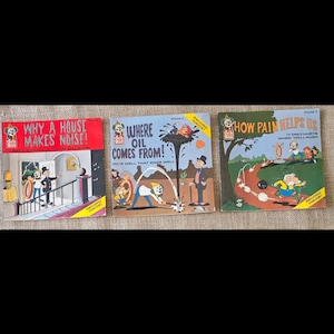 1976 Jack in the Box Comic Books with Flexi Records - Vol. 1-3