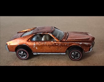 1960s Hot Wheels copper Custom AMX car. #sh146