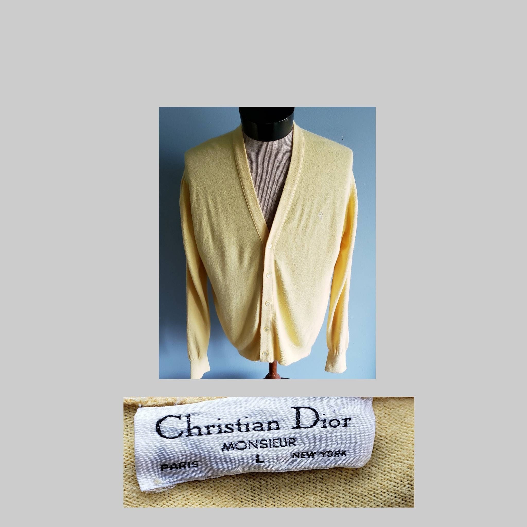 Dior Cardigan - Etsy