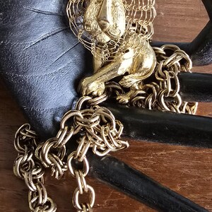 Gold Lion Chain Belt