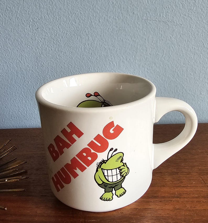 1979 the Bah Humbug Mug. - Etsy