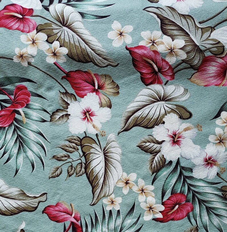 Trendtex Tropical Hawaiian Fabric Panels. 37 X 55 Each. Etsy