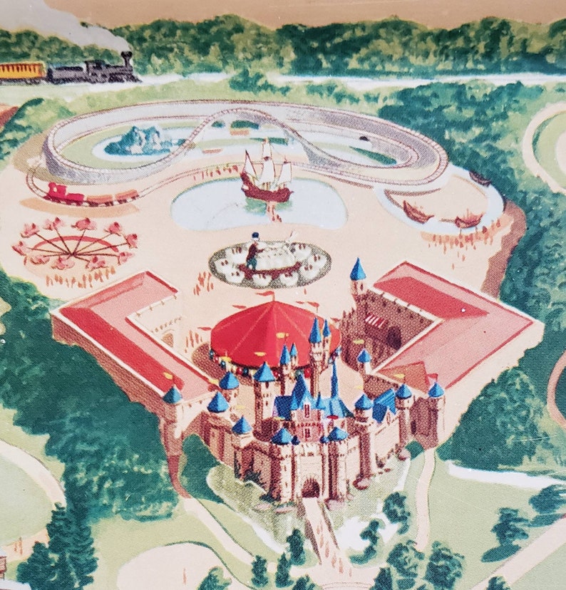 1950s Disneyland metal serving tray.