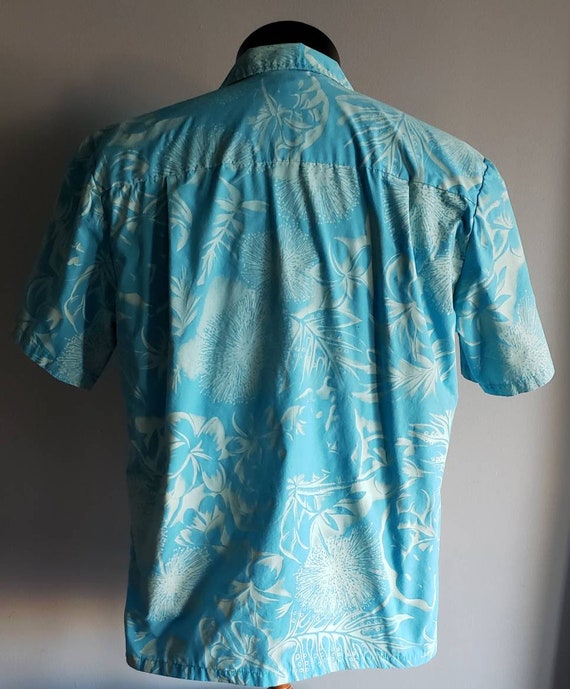 Cool vintage blue Hawaiian by Paradise style. - image 6