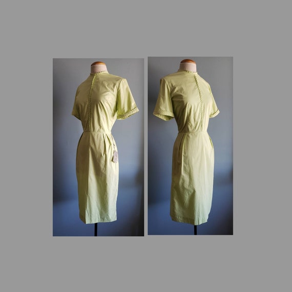 Bobbie Brooks apple green deadstock dress with ori