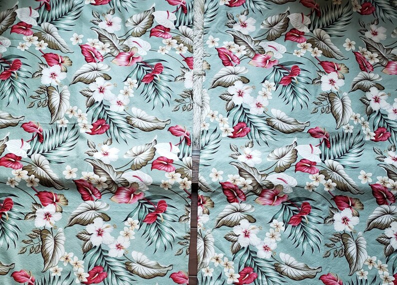 Trendtex Tropical Hawaiian Fabric Panels. 37 X 55 Each. Etsy
