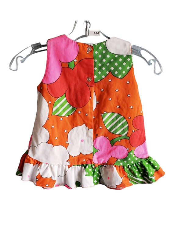 Authentic vintage flower power toddler dress. - image 2