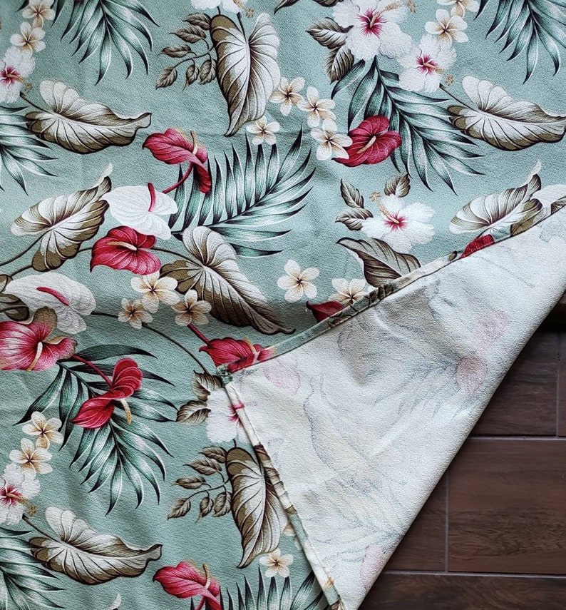Trendtex Tropical Hawaiian Fabric Panels. 37 X 55 Each. Etsy