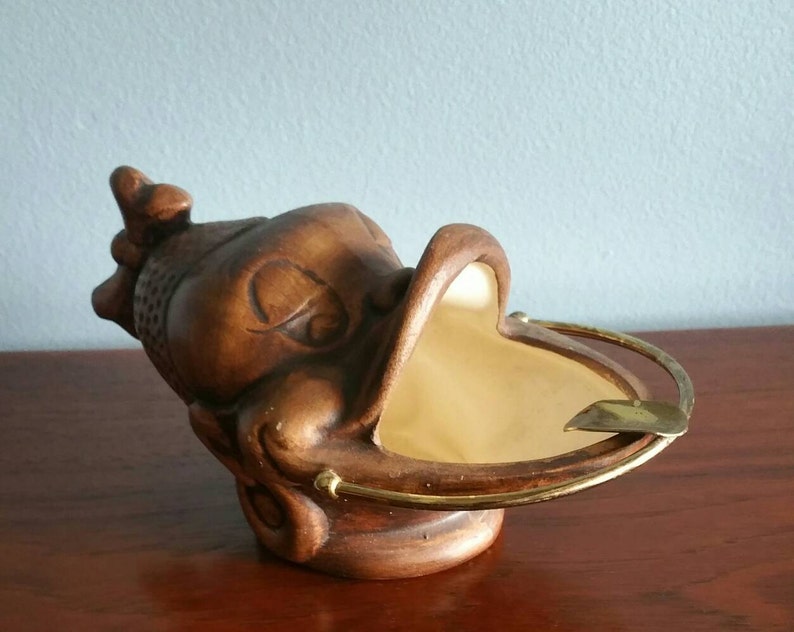 Vintage big mouth ceramic ashtray by treasure craft of Hawaii Etsy