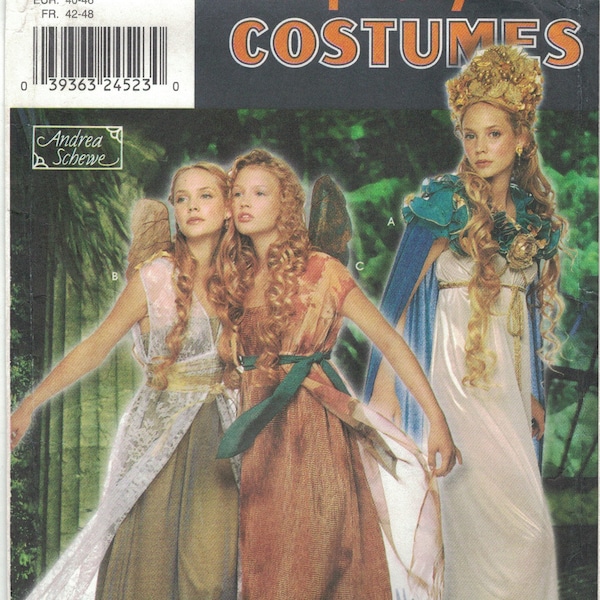 Simplicity 9454 Fairy Costume Pattern Empire Waist Misses Choose Size Uncut