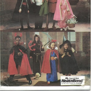 Simplicity 8004 Childs Costume Pattern Devil, Vampire, Princess, Witch, Friar Size 3 4 5 6 7 8 Uncut