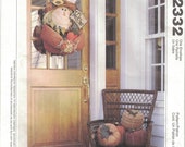 McCall 39 s 2332 Halloween Fall Decor Scarecrow Door Hanging Pumpkin Pattern Uncut