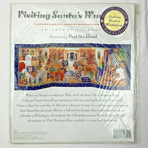 Visiting Santas Workshop Advent Calendar By Paul Stickland Illustrated Christmas Countdown