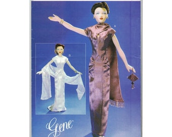 Vogue 312 7106 688 Gene 1940s Evening Gown Dress Fashion Doll Clothes Pattern Uncut