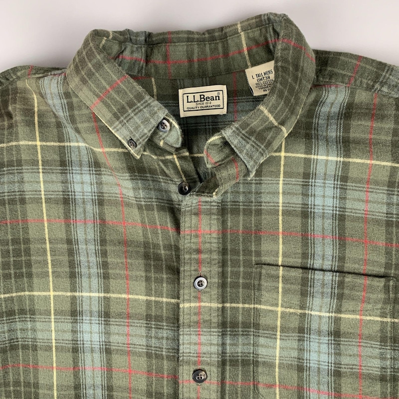 Ll Bean Large Flannel Shirt - Etsy