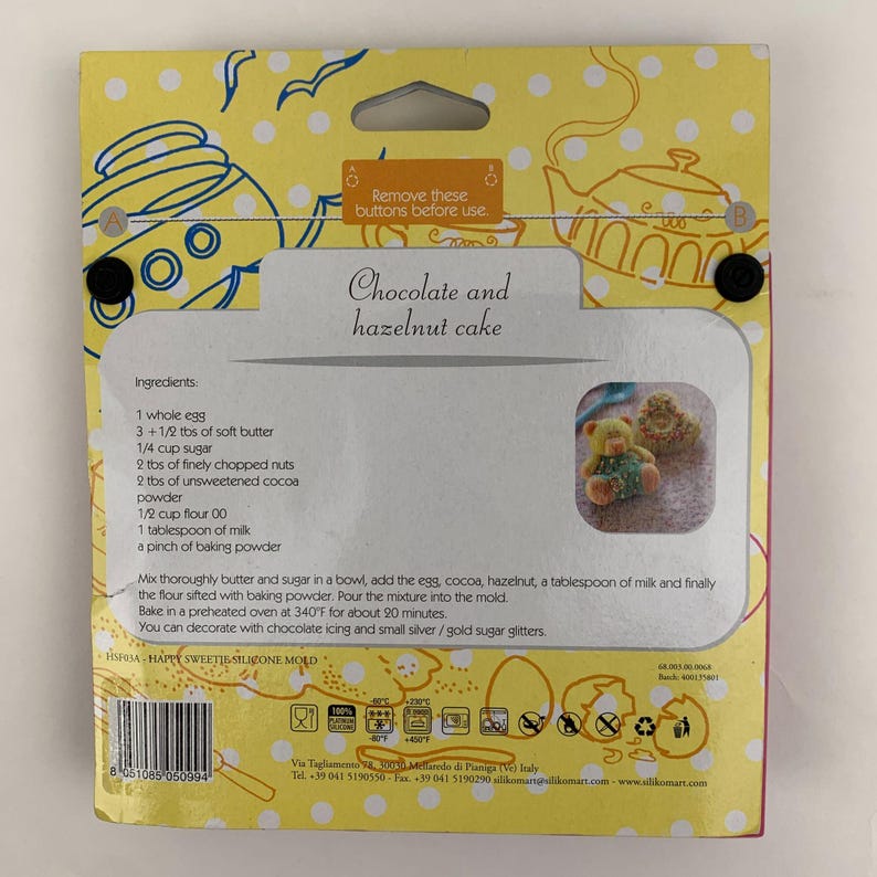Silikomart Happy Sweetie Baking Mold - Thumbnail 4