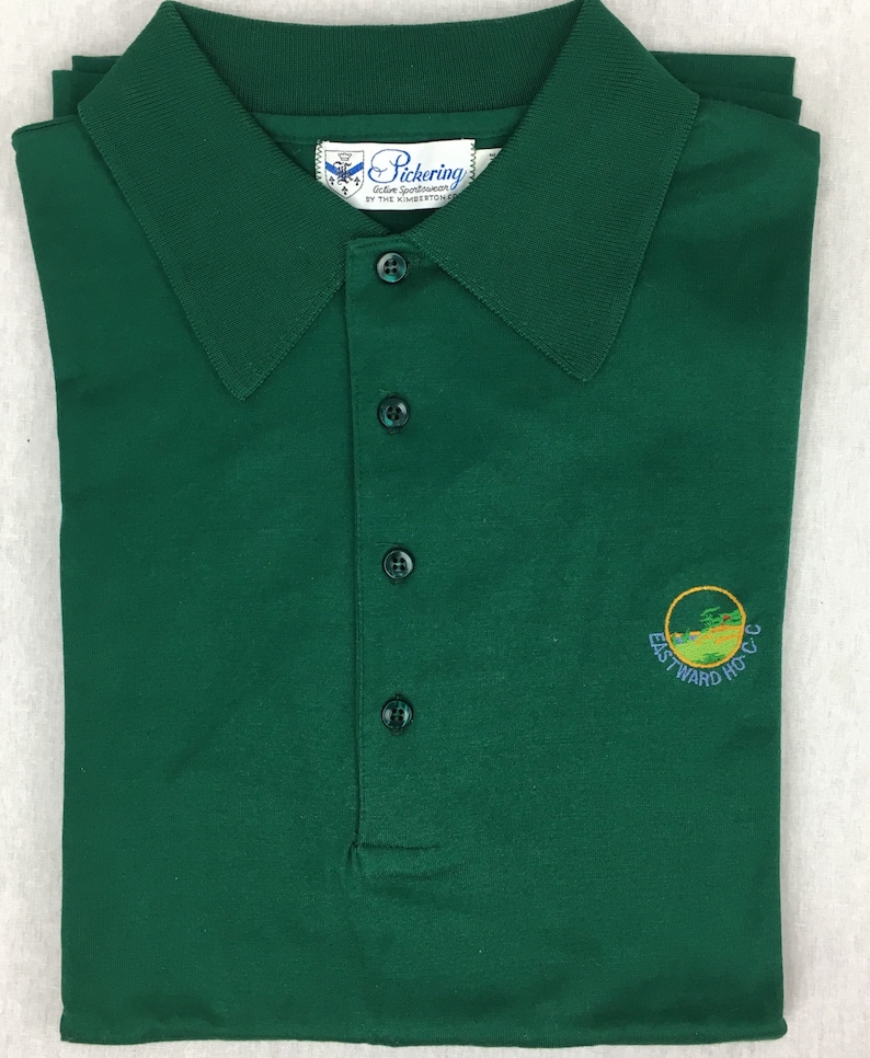 Vintage Pickering Men's Golf Polo Shirt Cotton Lisle | Etsy
