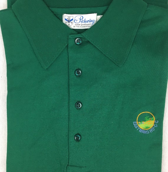 Vintage Pickering Men's Golf Polo Shirt Cotton Lisle Etsy