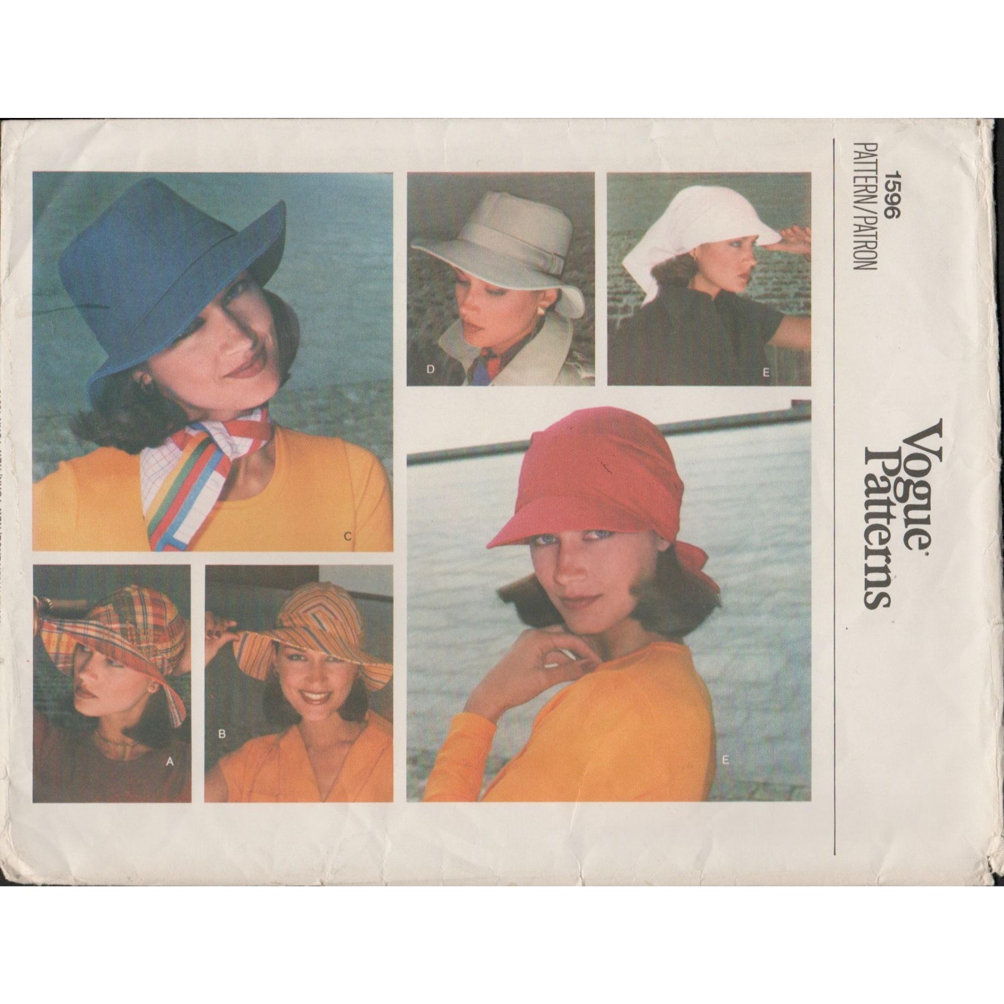 Vintage 70s 80s Knitted Cotton Visor Hat Tan Taupe OS il_fullxfull.7386975435_smy6.jpg main image 4