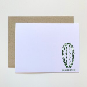 Cactus Letterpress Note Cards, Set of 8 image 6