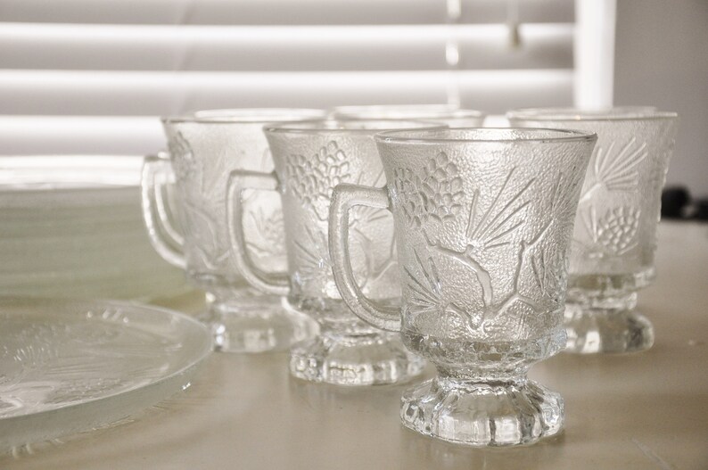 Tiara Ponderosa Pine Dinner Glassware dinnerware set by Etsy