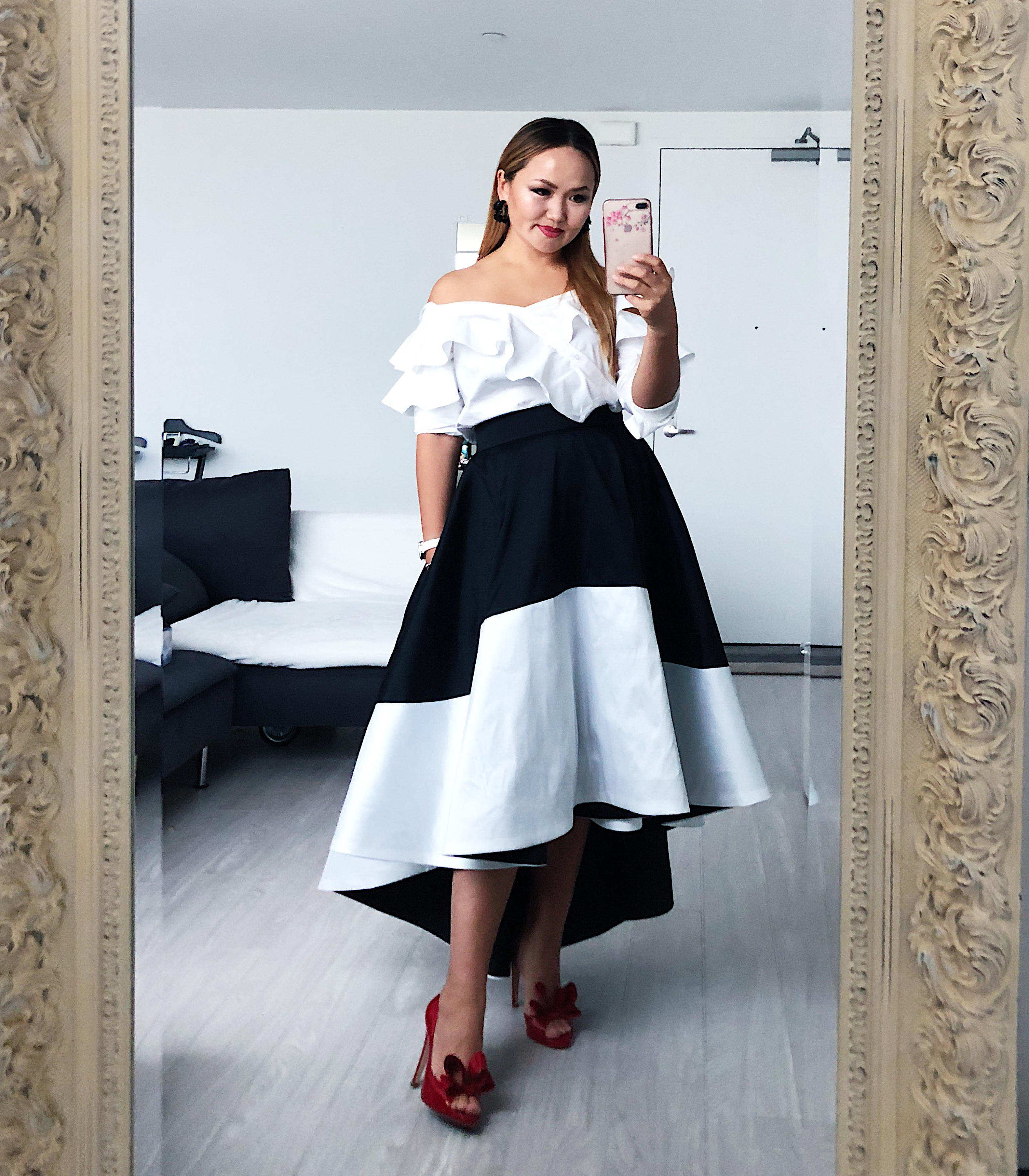 ball gown skirt with pockets