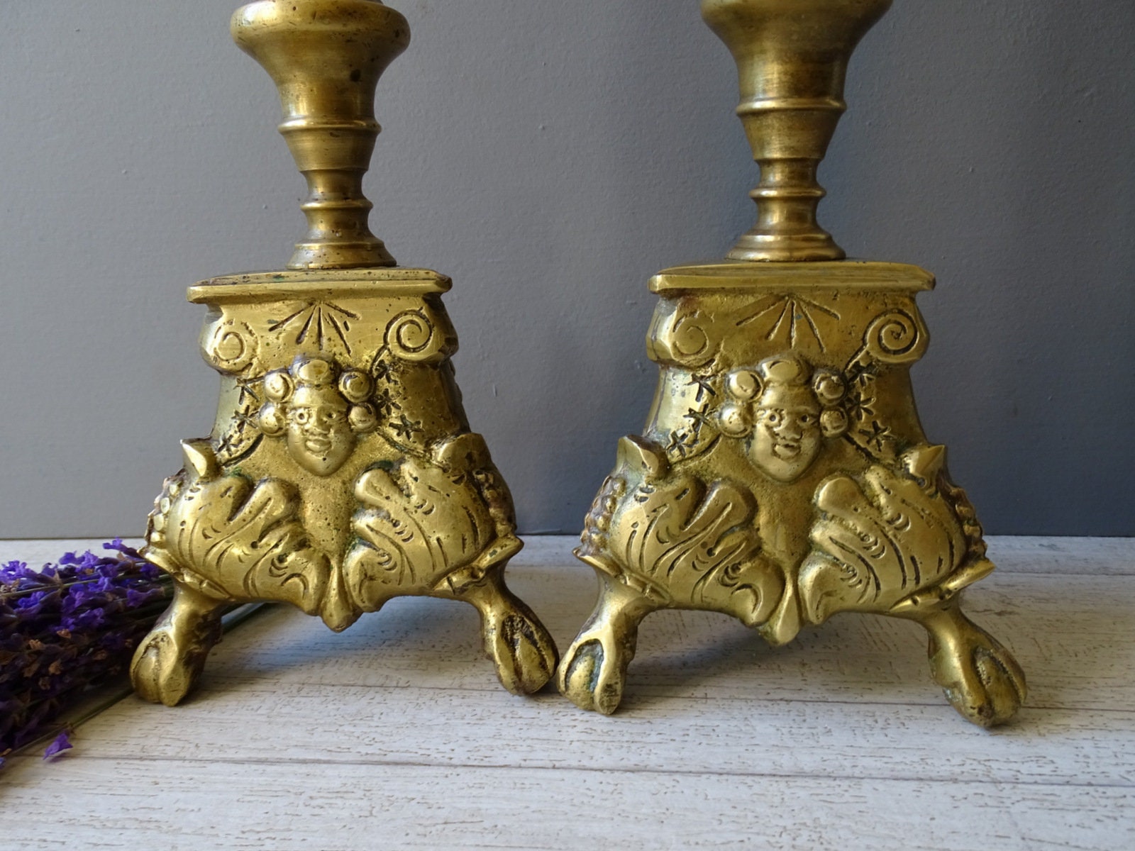 Vintage Brass Seashell Candelabras … curated on LTK