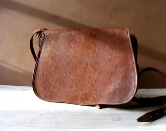 Antique  Leather Messenger Bag,Work Bag.