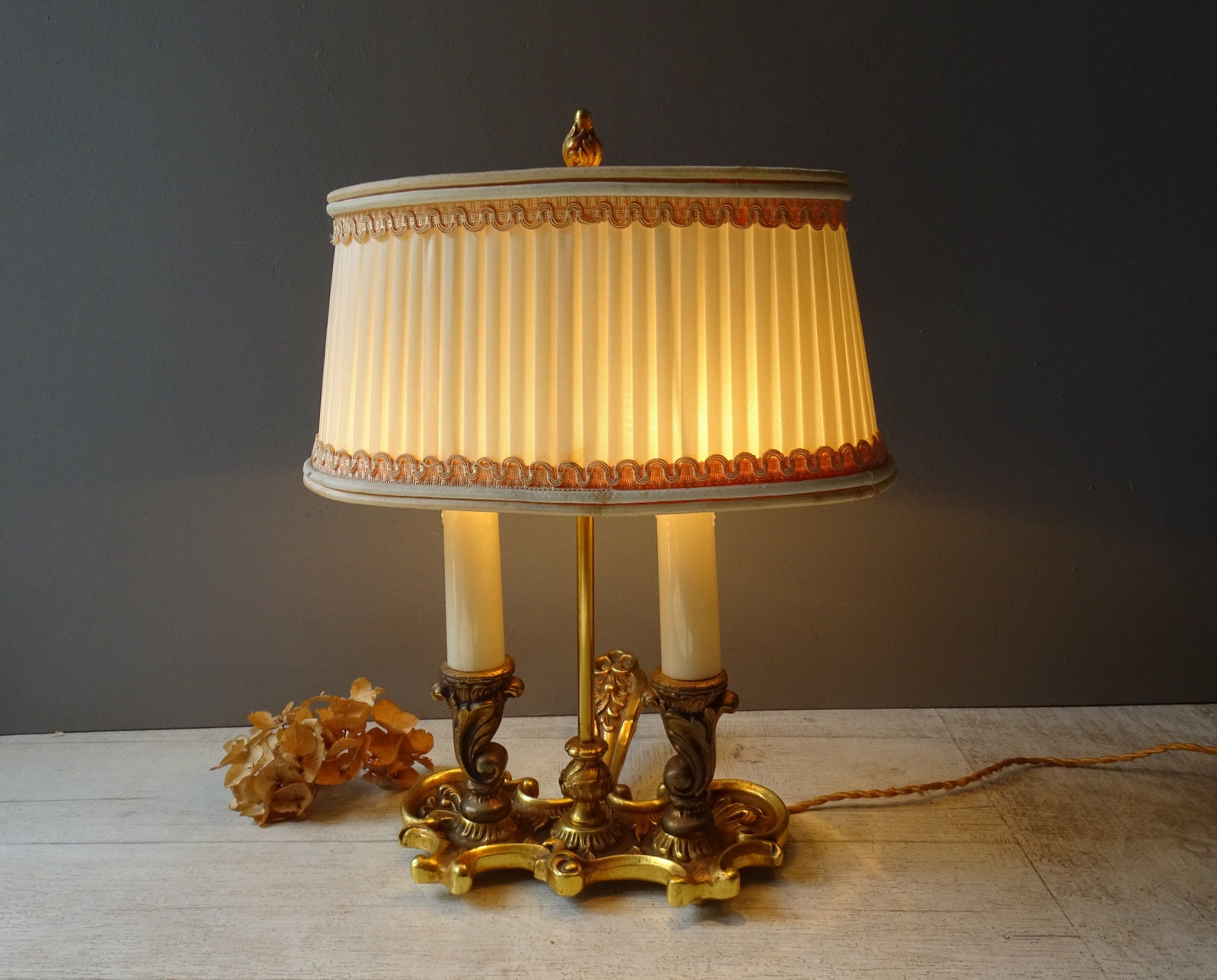 Français Vintage bronze