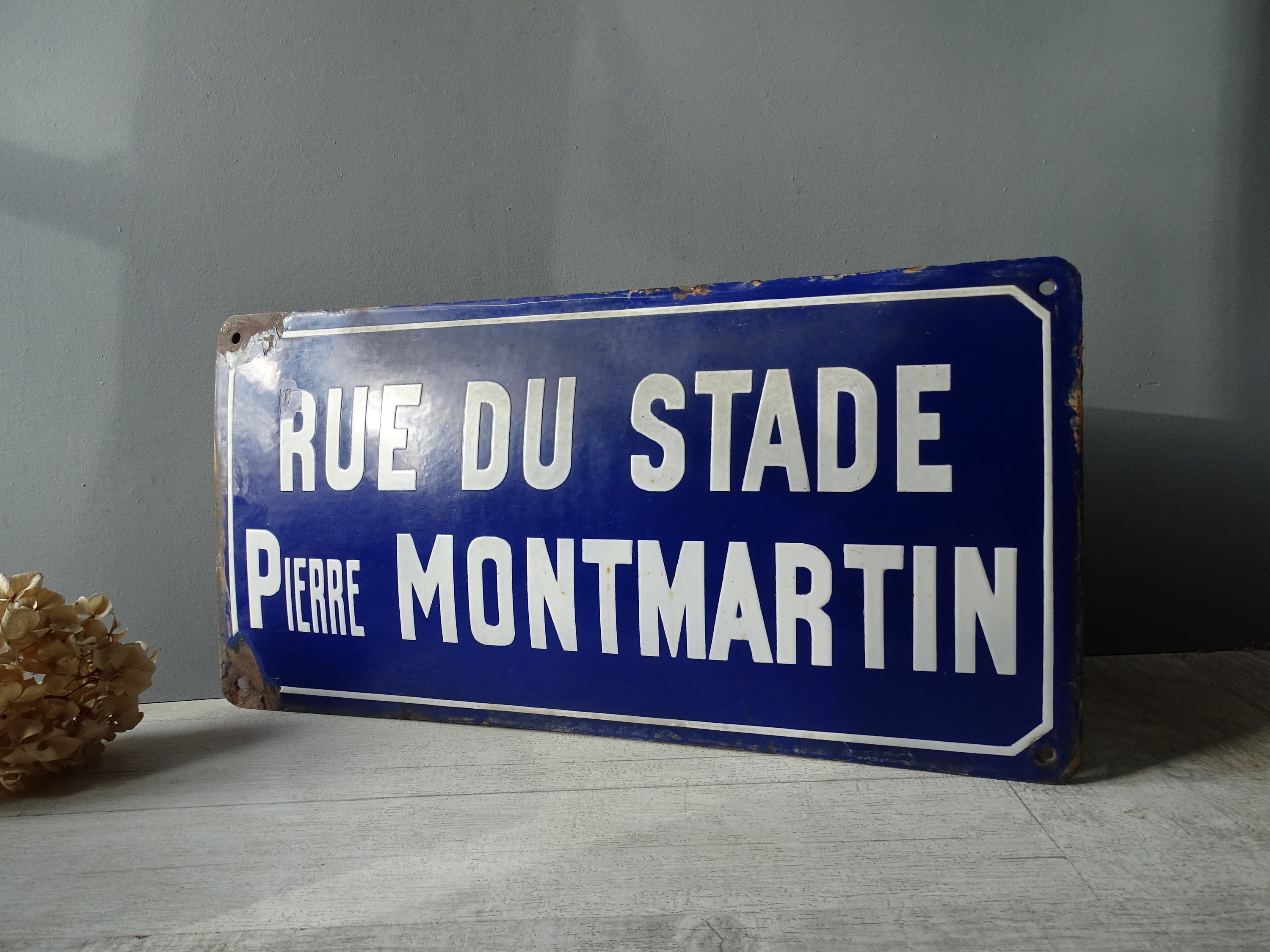 ancien Panneau De Rue
