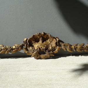 Antique French Bronze Furniture Pediment./Bronze Fronton.