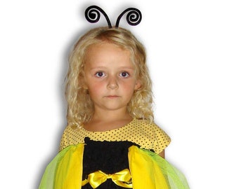 Costume d'abeille pour carnaval, déguisement, fille, taille 86/92, 98/104, 2-4 ans