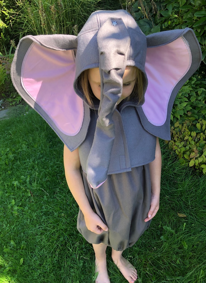 Costume, Elephant, Girl, Carnival, Halloween, Age 56 Years Etsy