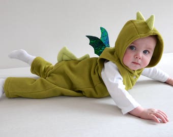 Süßes Baby Drache Kostüm ~ Jungenkostüm~ Drachenkostüm Gr S = 68/74 