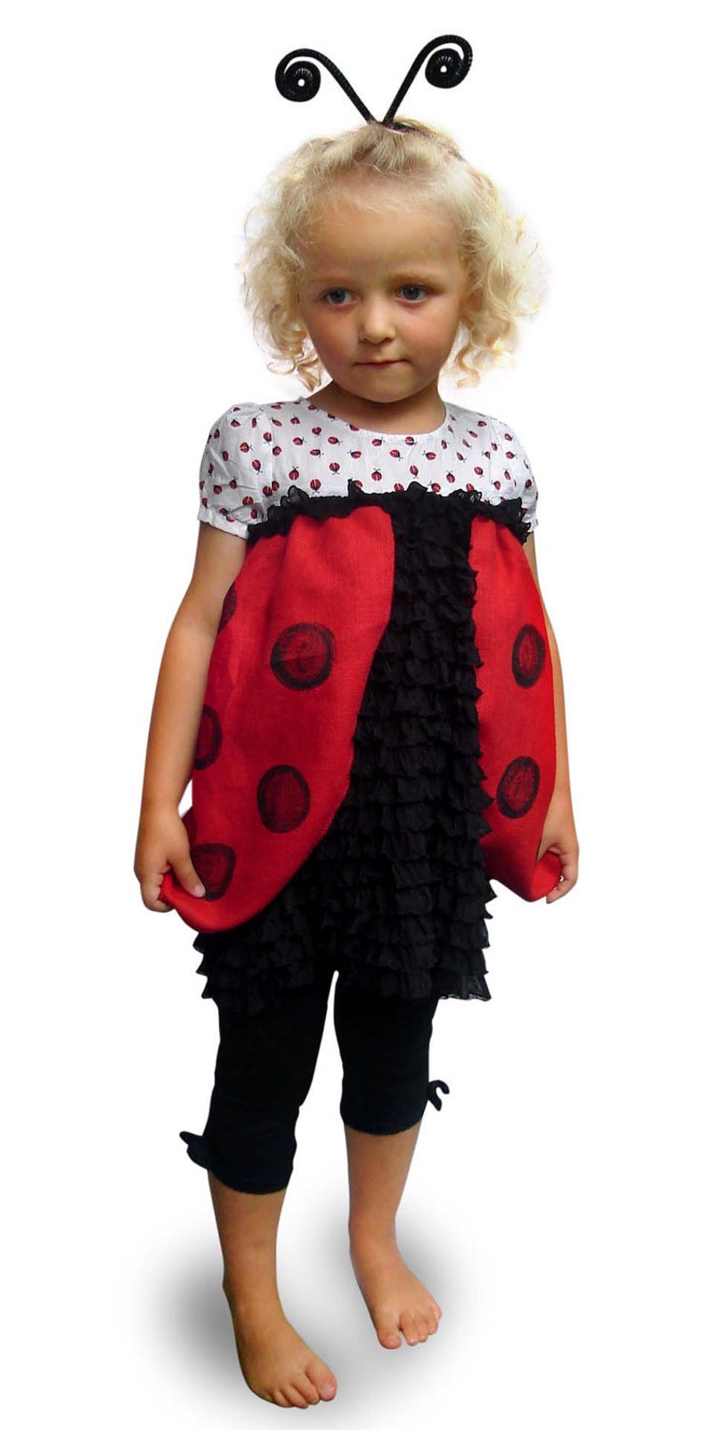 costume, ladybug, fancy dress, carnival, age 2 4 years image 1