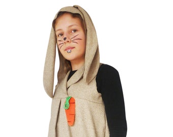 costume, bunny, rabbit, fancy dress, carnival, costume, age 6-9 years