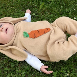 costume, bunny, rabbit, carnival, Baby, Jumpsuit, romper,62/67 or 68/73, age 2 8 months image 2