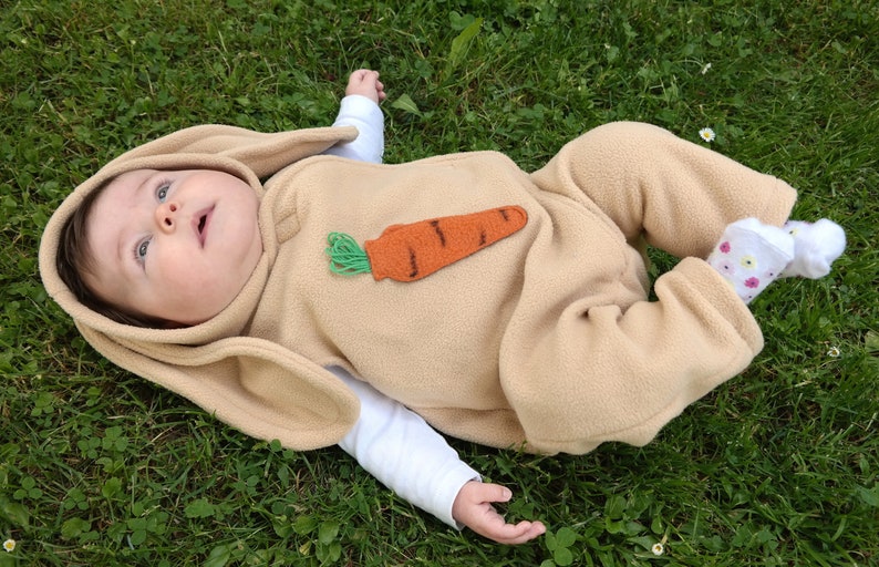 costume, bunny, rabbit, carnival, Baby, Jumpsuit, romper,62/67 or 68/73, age 2 8 months image 2